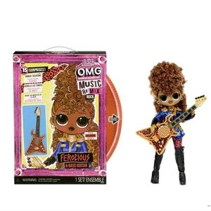 LOL Surprise OMG Remix Rock Ferocious Fashion Doll with 15 Surprises